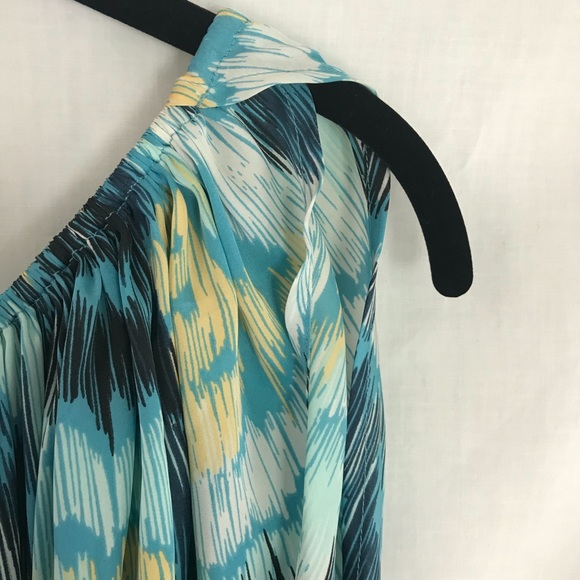 BCBG Mini Dress Teal Blue EUC Size 2 - Picture 9 of 12